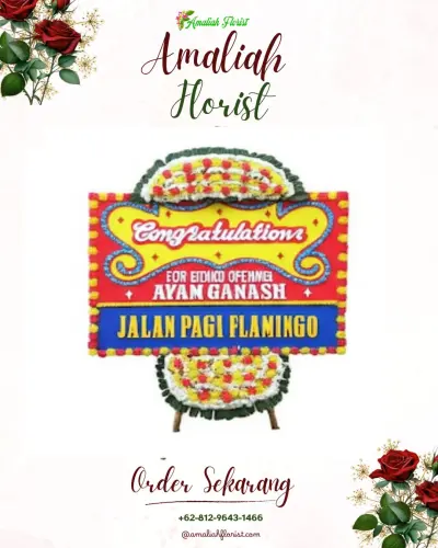 Bunga Papan Congratulation di Langgahan
